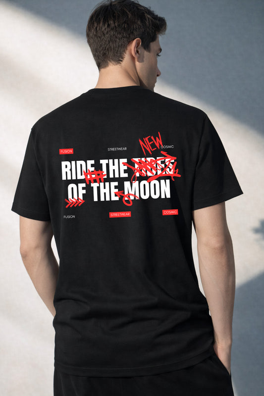 Ride The Moon Graffiti Back rint T-Shirt