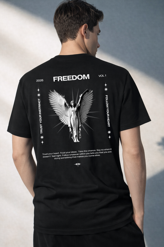 Freedom  Baskılı Tişört